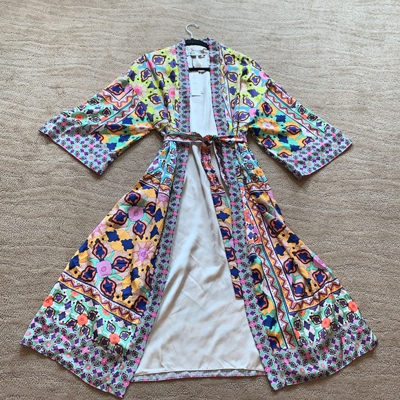 Zara Satun Effect Kimono Dress‎ - Picture 10 of 16
